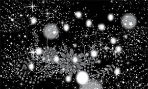 black background with stars